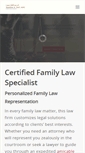 Mobile Screenshot of dellfamilylaw.com